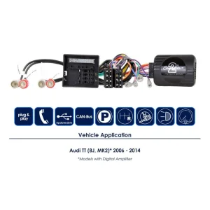 CTSAD009.2 Interface mandos volante Audi TT, funciones