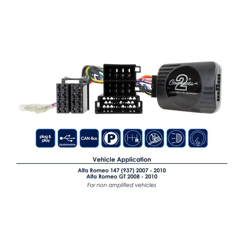CTSAR003.2 Interface mandos volante Alfa Romeo, funciones