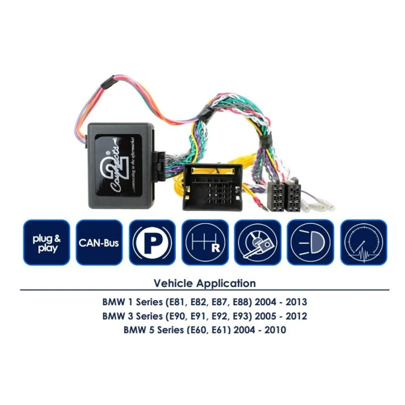 Interface mandos volante CTSBM006 BMW E81/82/84/87, E90/E91/E92/E93, E60/E61