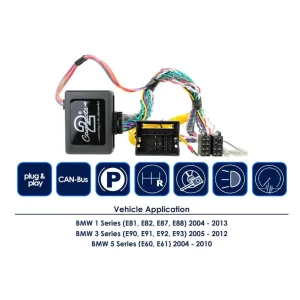 Interface mandos volante CTSBM006 BMW E81/82/84/87, E90/E91/E92/E93, E60/E61