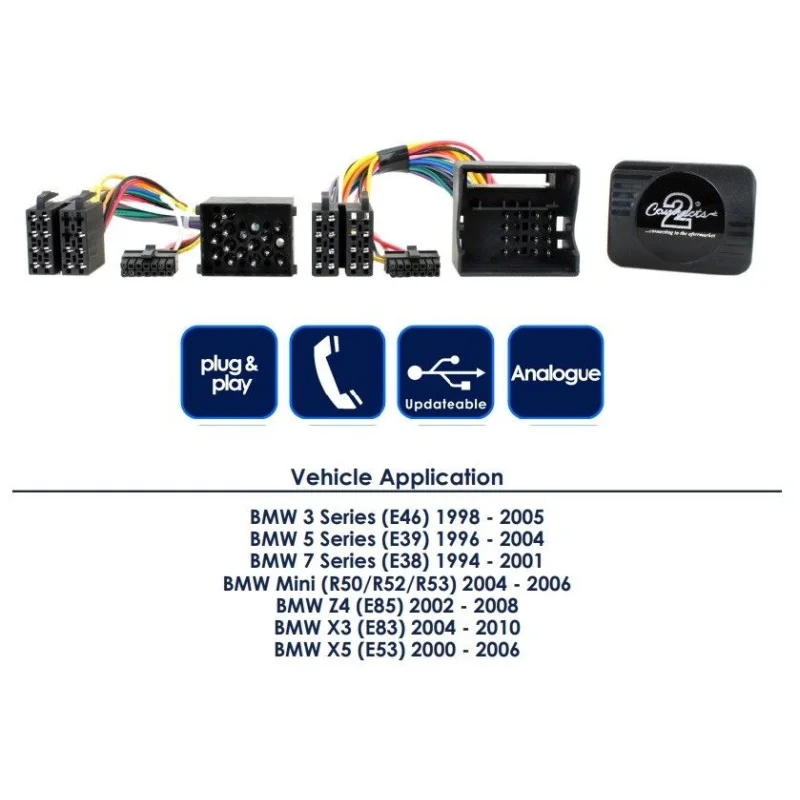 Interface mandos volante CTSBM00C, BMW, funciones