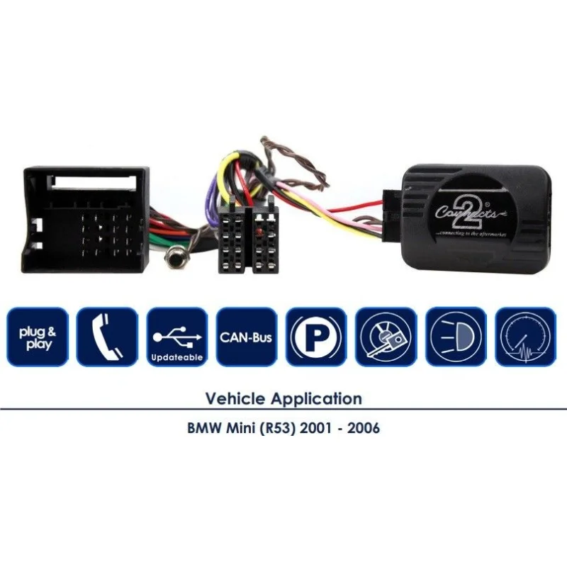 CTSBM011.2 Interface mandos volante BMW Mini, funciones