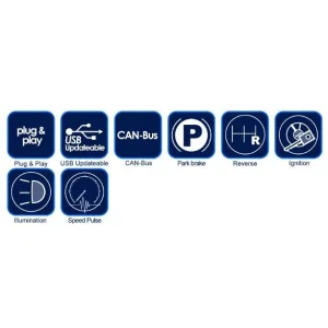 Interface mandos volante CTSBU001.2, Buick Enclave, funciones
