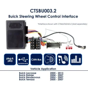 Interface mandos volante CTSBU003.2, Buick, funciones
