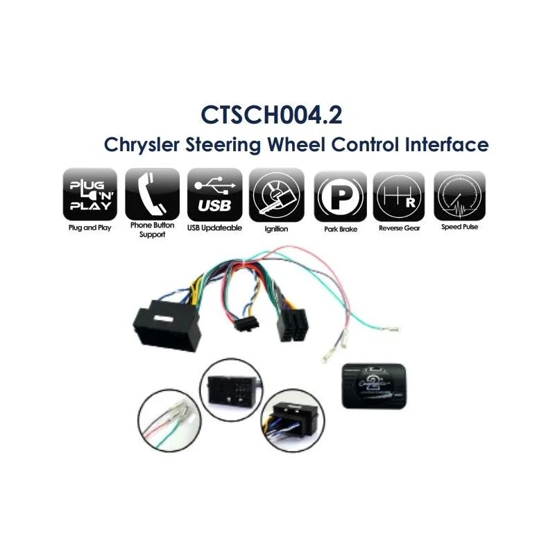 CTSCH004.2 Interface mandos volante Chrysler 200, funciones