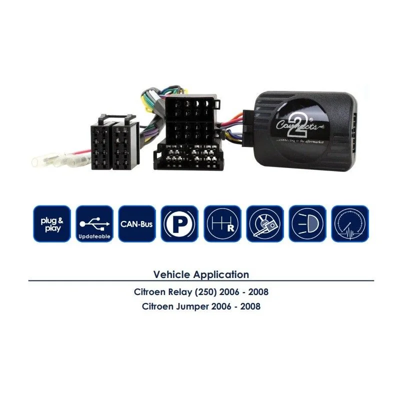 CTSCT006.2 Interface mandos volante Citroen, funciones