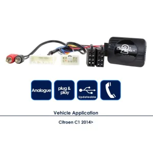 CTSCT010.2 Interface mandos volante Citroen, funciones