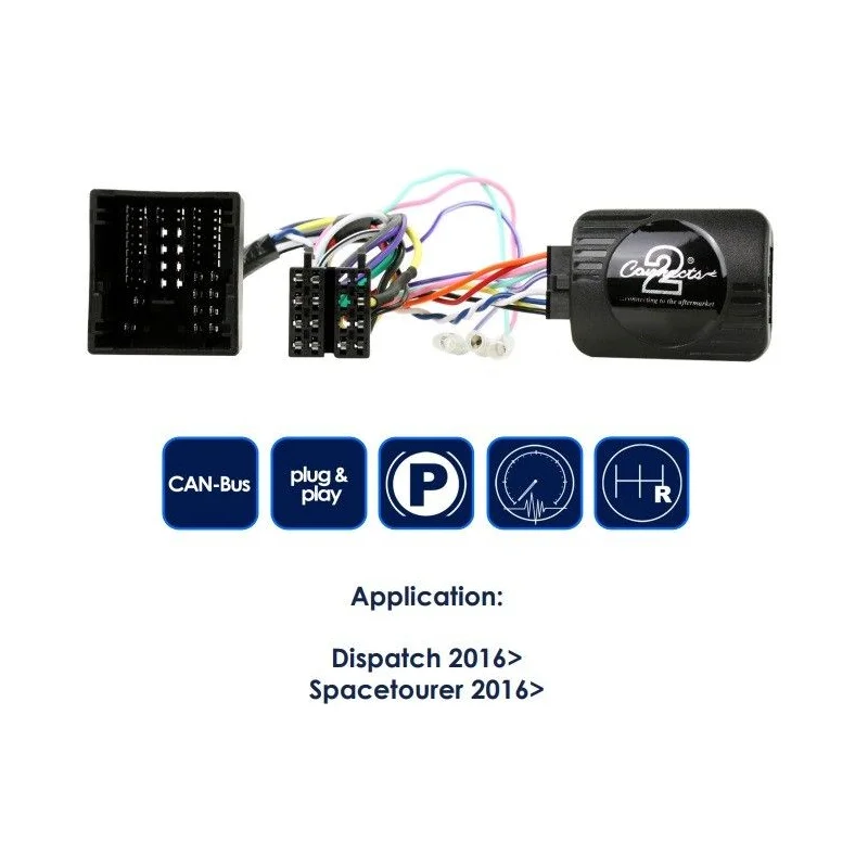 CTSCT011.2 Interface mandos volante Citroen, funciones
