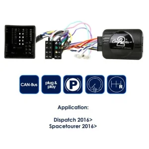 CTSCT011.2 Interface mandos volante Citroen, funciones