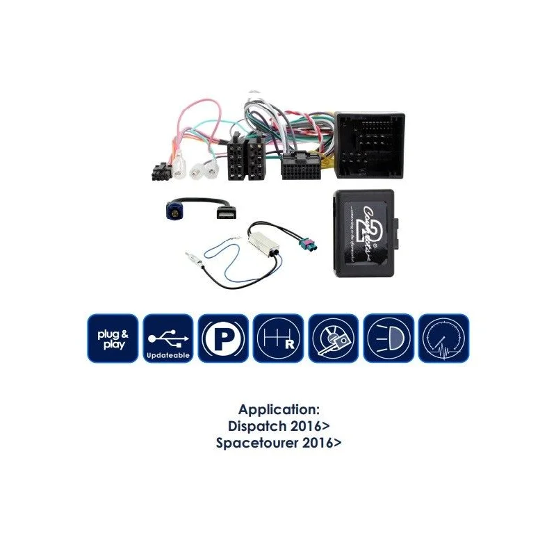 CTSCT012.2 interface mandos volante citroen, funciones