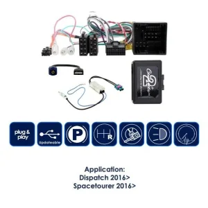 CTSCT012.2 interface mandos volante citroen, funciones