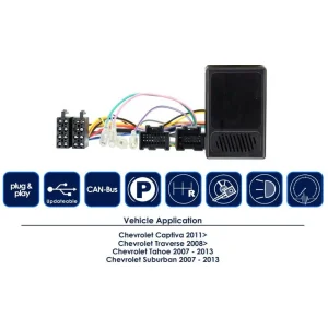 CTSCV004.2 Interface mandos volante Chevrolet, funciones