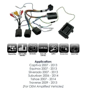 CTSCV006, interface mandos volante Chevrolet, funciones