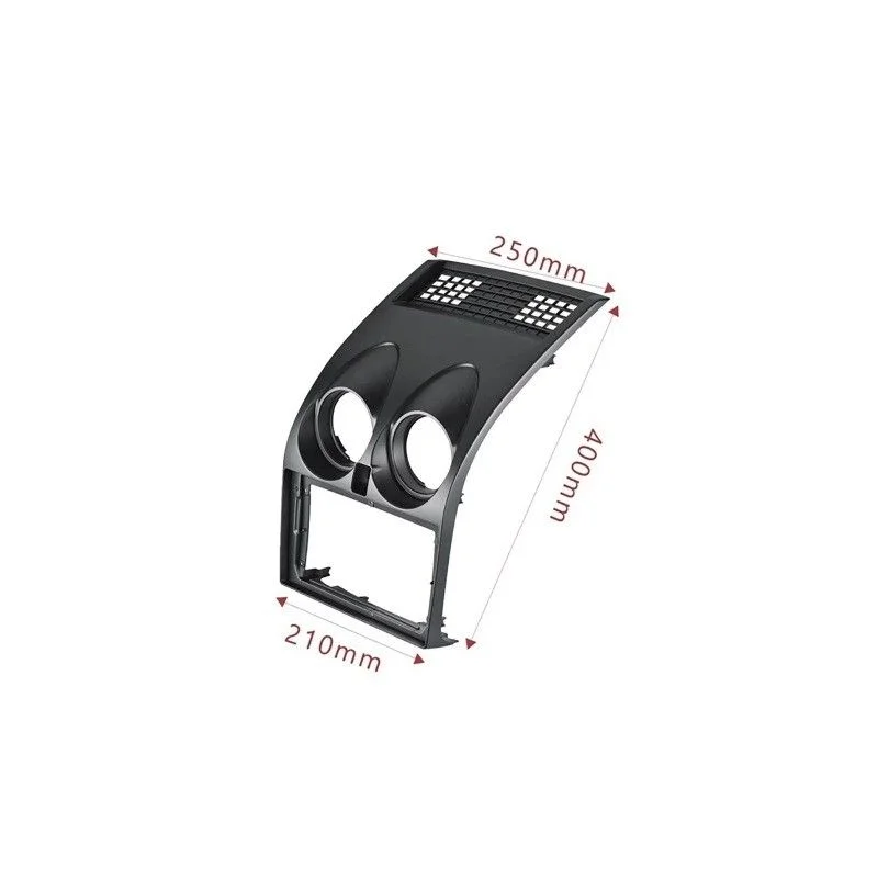 Marco radio 9" Nissan Qashqai 2008 2014, medidas
