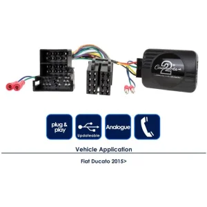 CTSFA016.2 interface mandos volante Fiat, funciones