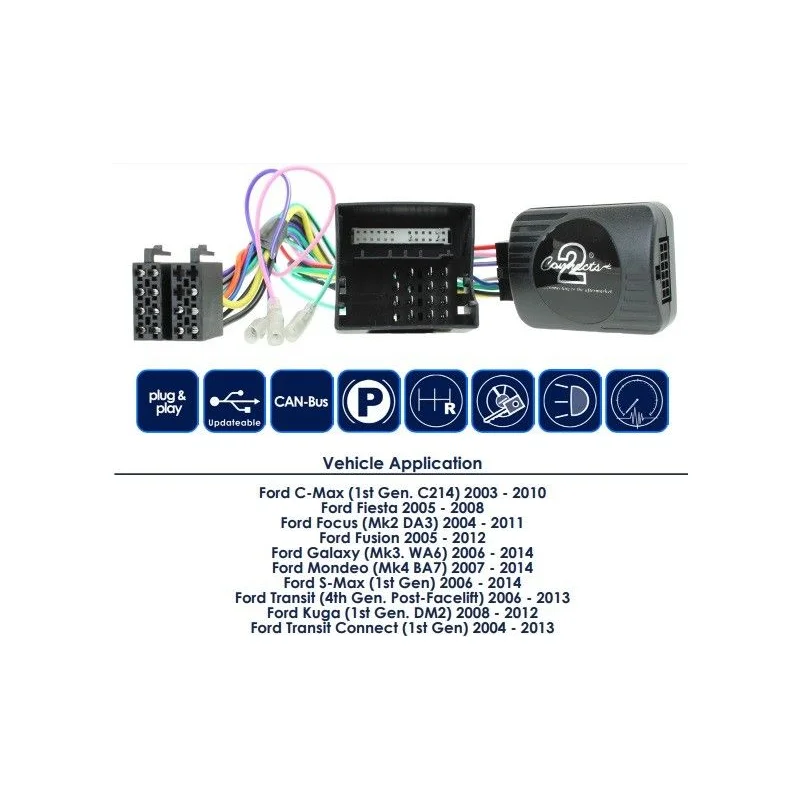 Connects2 CTSFO003.2 Interface mandos volante Ford, funciones