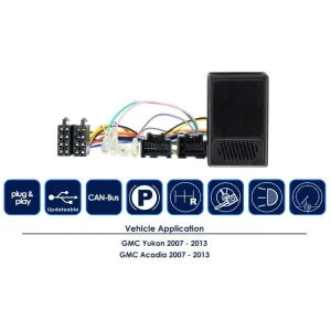 CTSGM001.2 Interface mandos volante GM, funciones