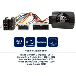 CTSHO001.2 Interface mandos volante Honda, funciones