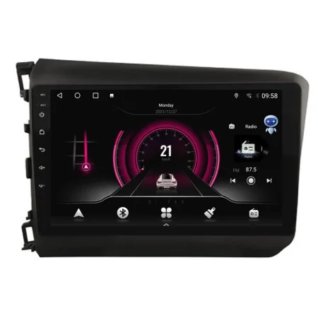 Radio navegador Honda Civic (2012 2015), Carplay & Android Auto