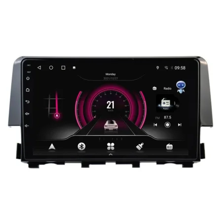 Radio navegador Honda Civic, año 2016 2018, Carplay & Android Auto