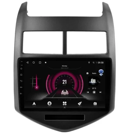 Radio navegador Chevrolet Aveo, año 2010 2015, Carplay, Android 14