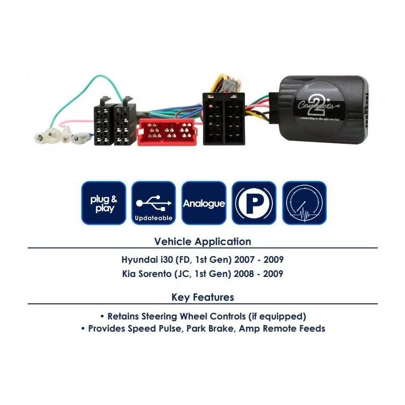 CTSHY001.2 Interface mandos volante Hyundai, funciones