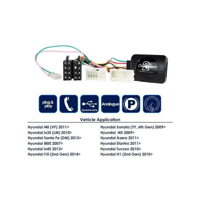 CTSHY005.2 Interface mandos volante Hyundai, funciones