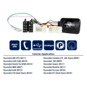 CTSHY005.2 Interface mandos volante Hyundai, funciones