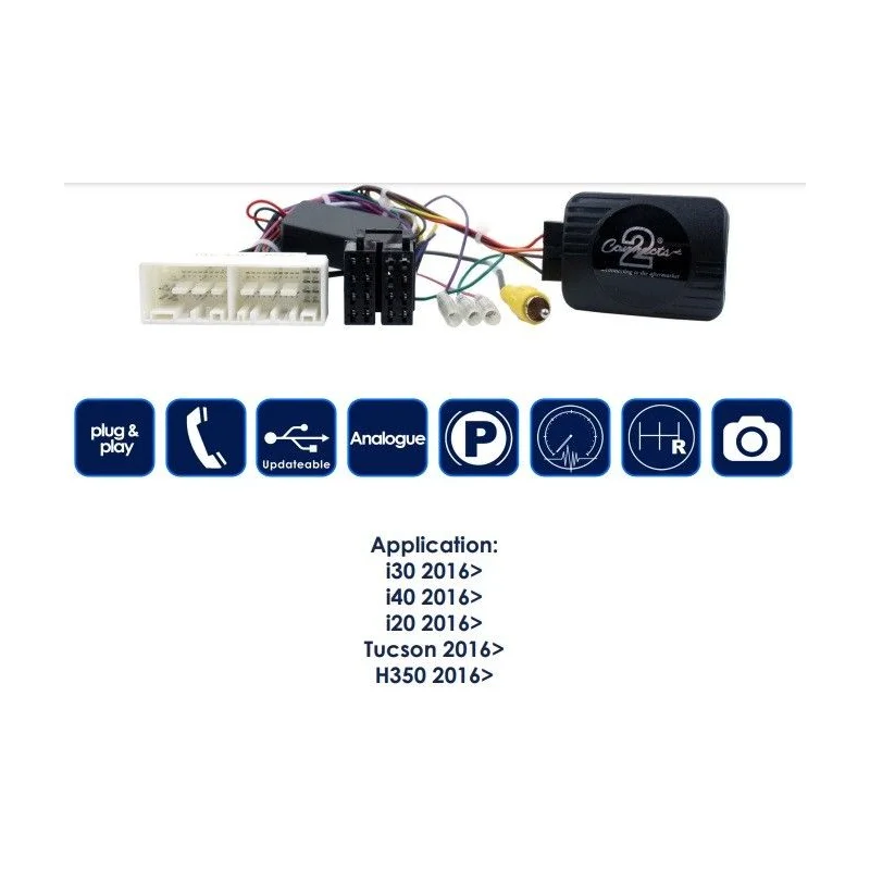 CTSHY016.2 interface mandos volante Hyundai, funciones
