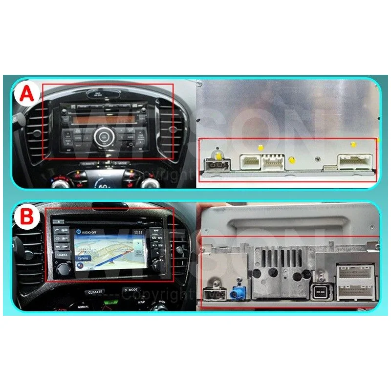 Nissan Juke, año 2010 2018, compatibilidades