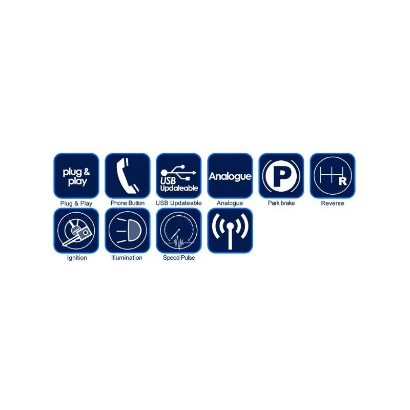 CTSIZ005 Interface mandos volante Isuzu, funciones