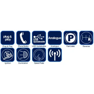 CTSIZ005 Interface mandos volante Isuzu, funciones