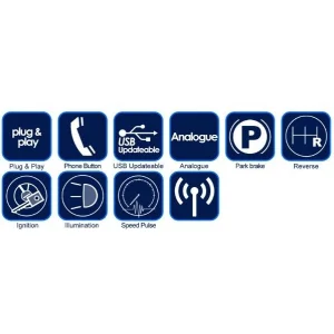 CTSIZ006 Interface mandos volante Isuzu, funciones