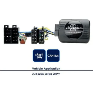 CTSJB001.2 Interface mandos volante excavadoras JCB, funciones