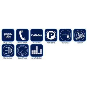 CTSJP002 Interface mandos volante Jeep, funciones