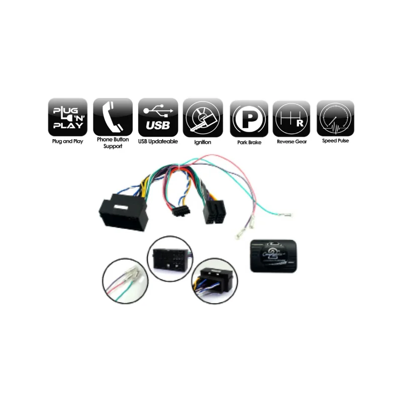 CTSJP004.2 Interface mandos volante Jeep Cherokee Sport, funciones
