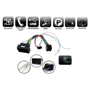 CTSJP004.2 Interface mandos volante Jeep Cherokee Sport, funciones