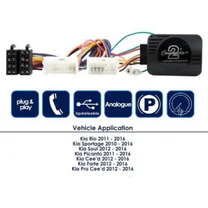 CTSKI004.2 Interface mandos volante Kia, funciones