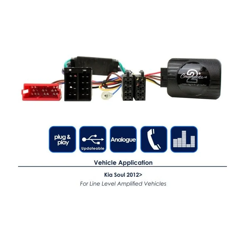 CTSKI006.2 Interface mandos volante Kia Soul, funciones