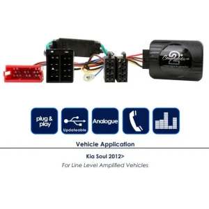 CTSKI006.2 Interface mandos volante Kia Soul, funciones