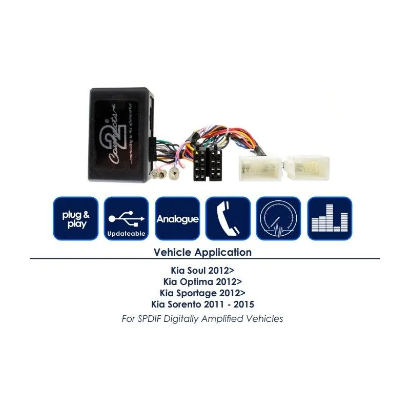 CTSKI007.2 interface mandos volante Kia, funciones