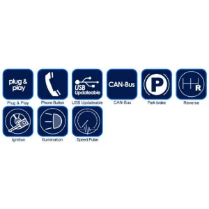 CTSLR006.2 Interface mandos volante Land Rover, funciones