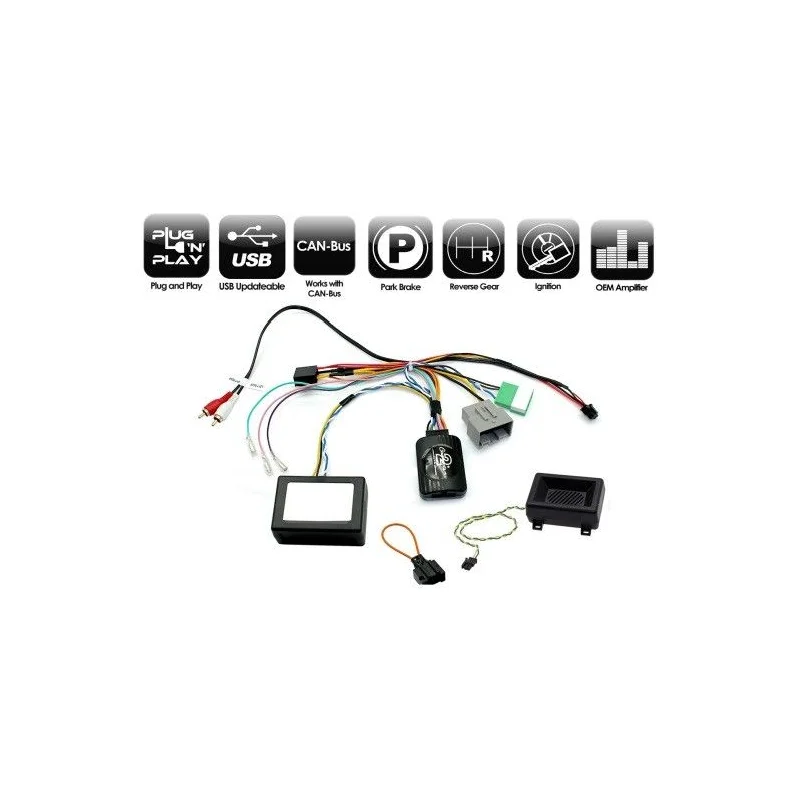 CTSLR010.2, Interface mandos volante Land Rover, funciones