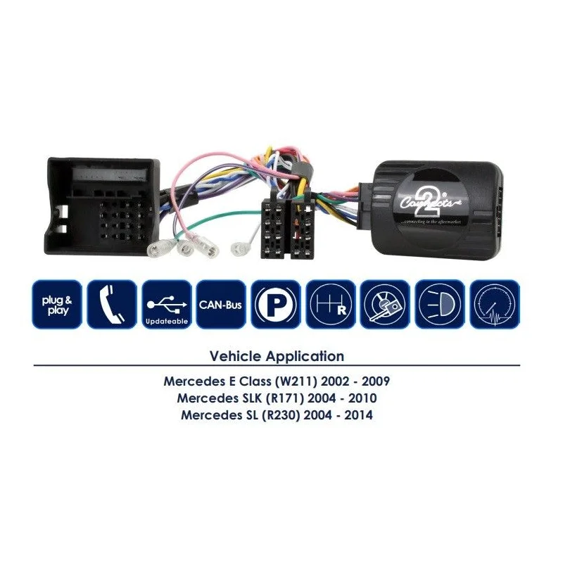 CTSMC004.2 Interface mandos volante Mercedes, funciones