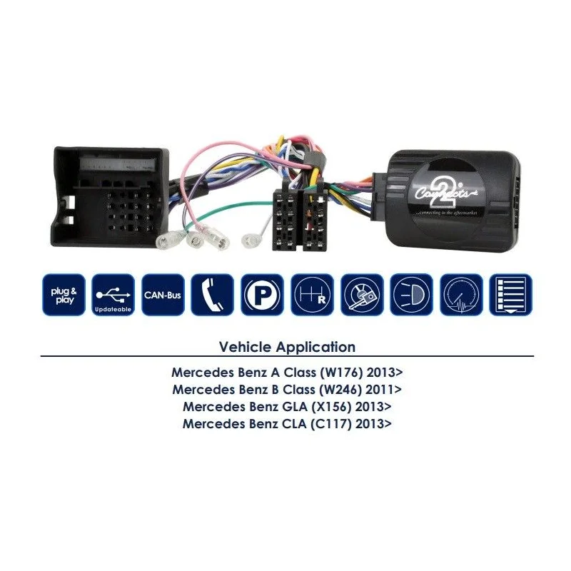 CTSMC009.2 Interface mandos volante Mercedes Benz, funciones