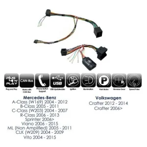 CTSMC00C.2 Interface mandos volante Mercedes Benz, funciones