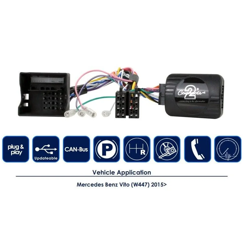 CTSMC011.2 Interface mandos volante Mercedes Vito W447, 2014 2021, funciones