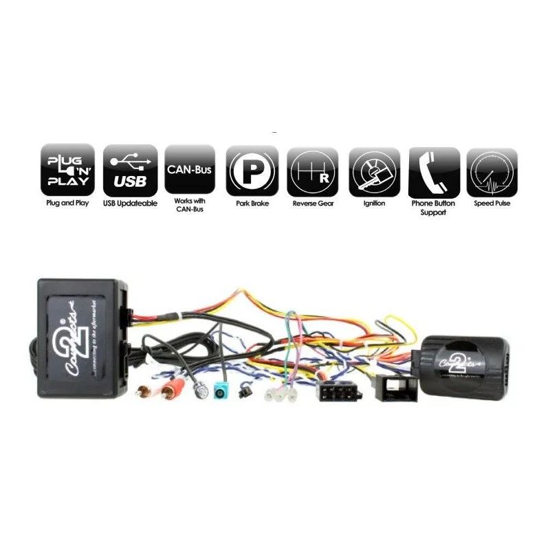CTSMC013.2 Interface mandos volante Mercedes Benz Clase E, SLK, CLS, funciones