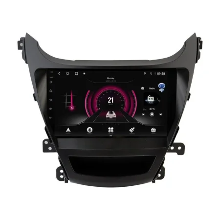 Navegador Hyundai Elantra, año 2014 2016, CarPlay, Android 15