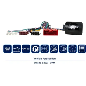 CTSMZ003.2 Interface mandos volante Mazda 6, funciones